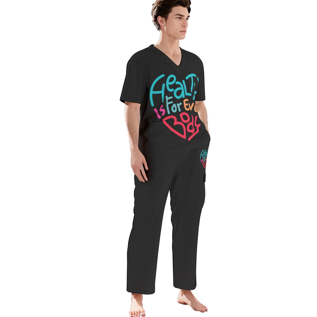 Scrubs with Meaning "The scrub set that says what you believe before you say a word." 2 sided